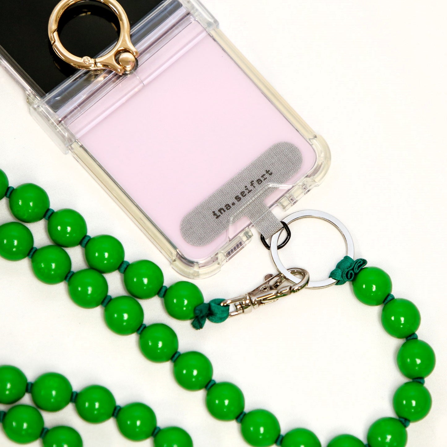 ina seifart phone accessory bead chain beaded phone straps