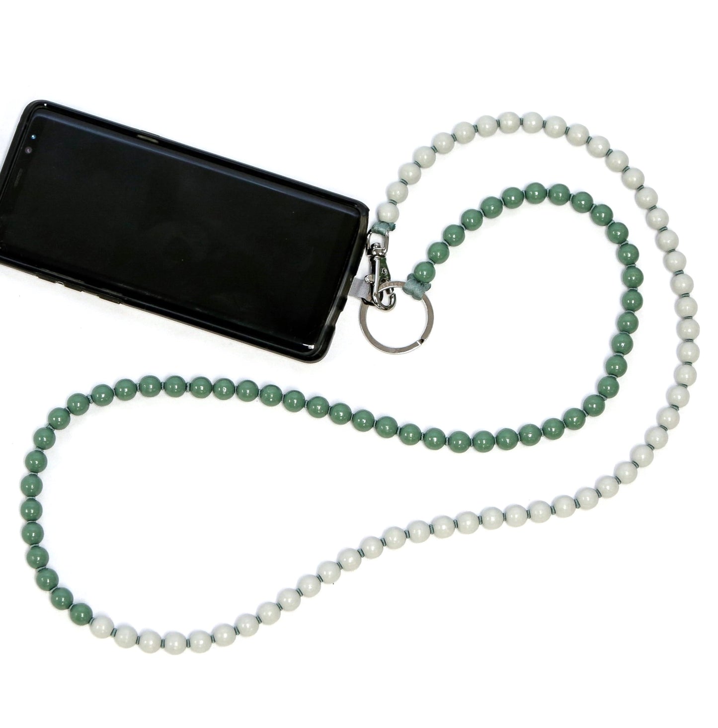 ina seifart phone accessory wood beads non-toxic handmade beaded phone straps