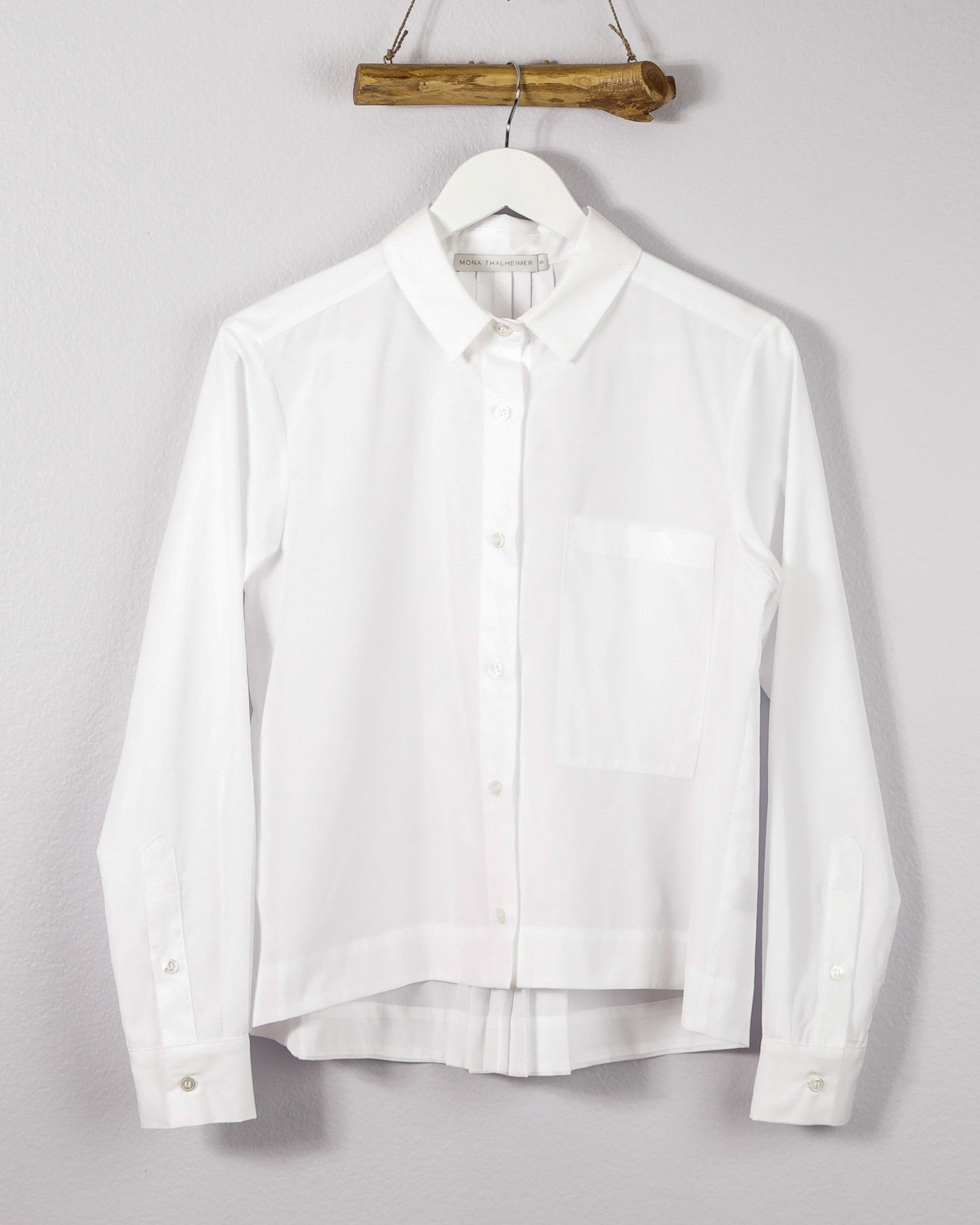 women's classic white button down shirt