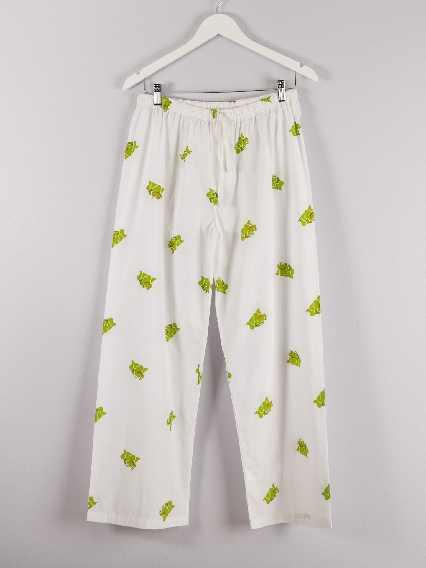 matching allover frog print pajama pants