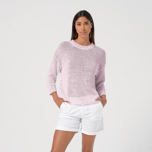 Poppy Crew Knit in Flora