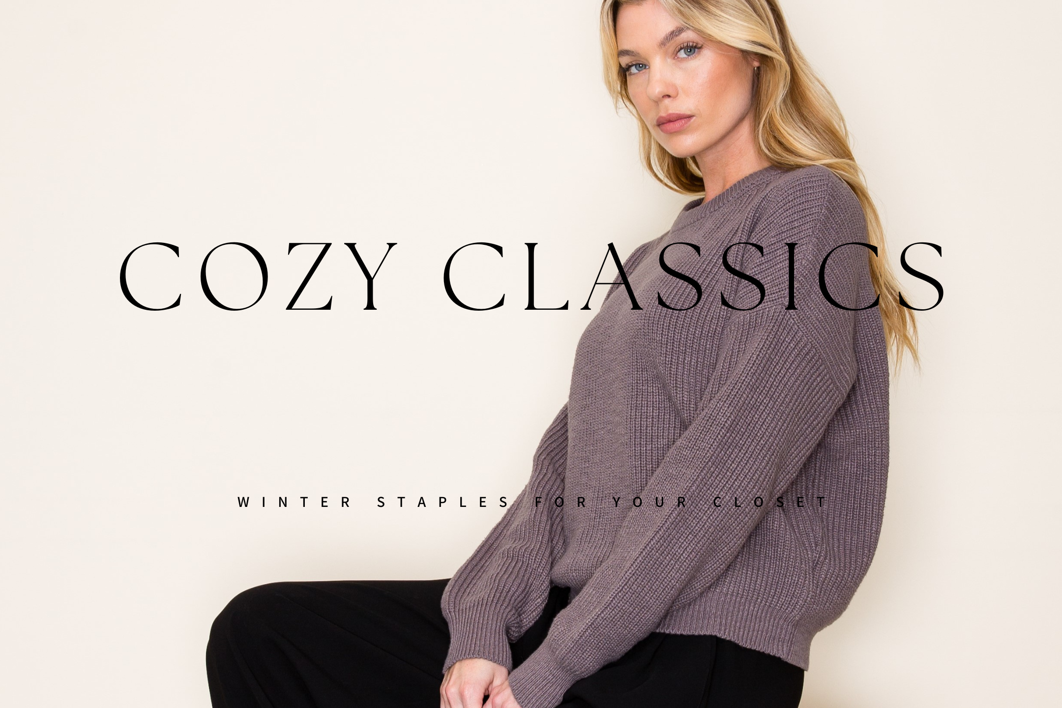 BROWN COTTON KNIT SWEATER