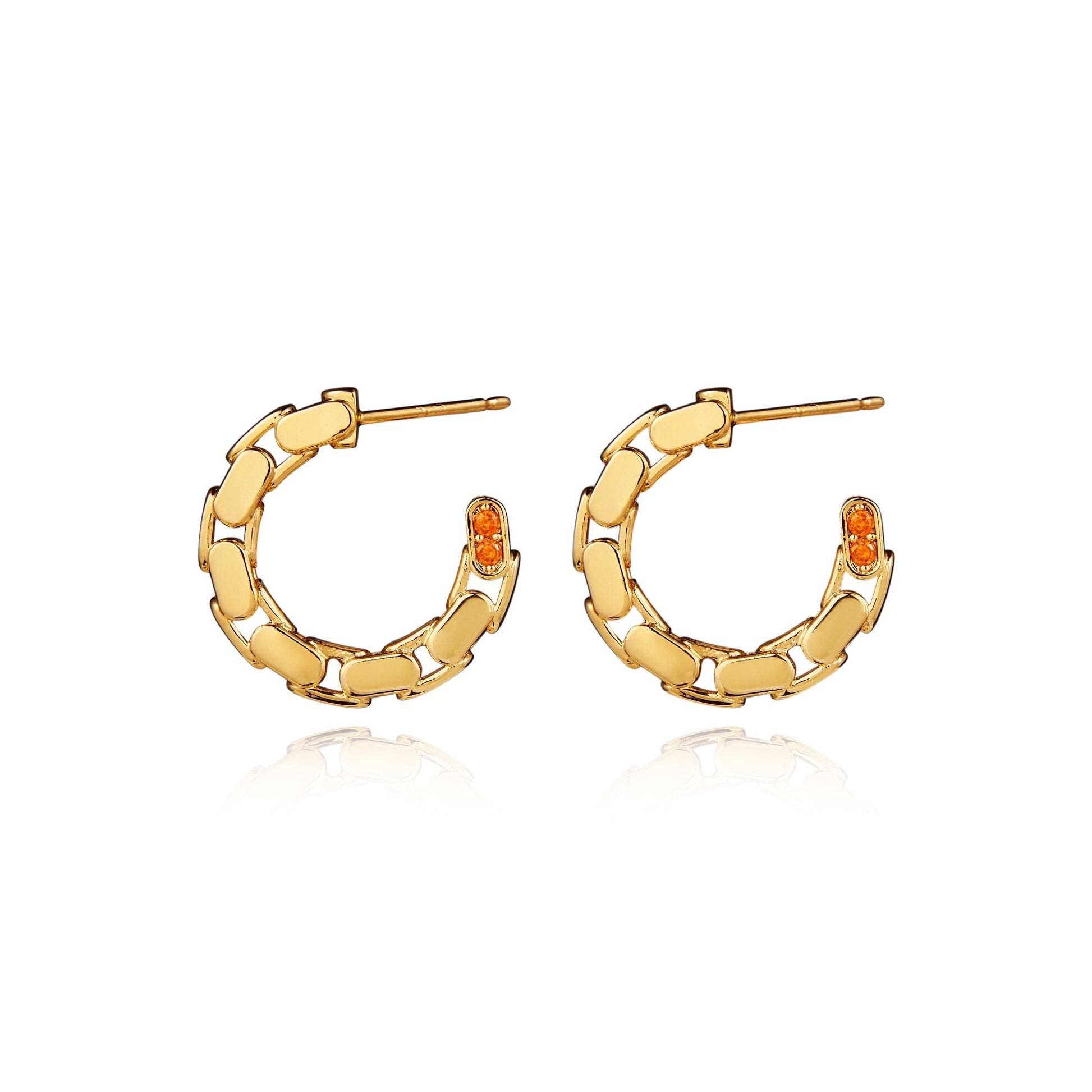 ille lan elegant gold hoop earrings