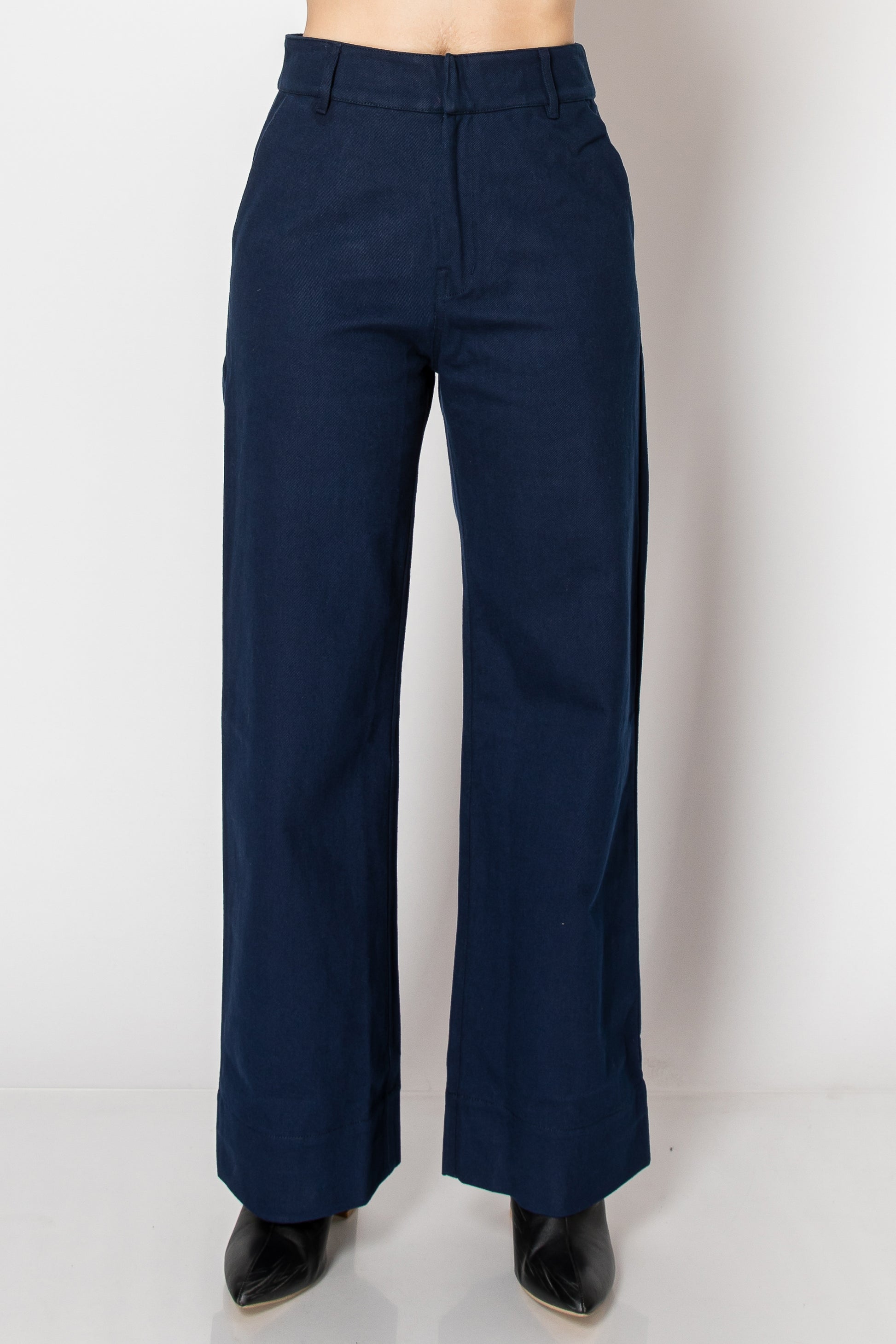 trendy twill pants women's