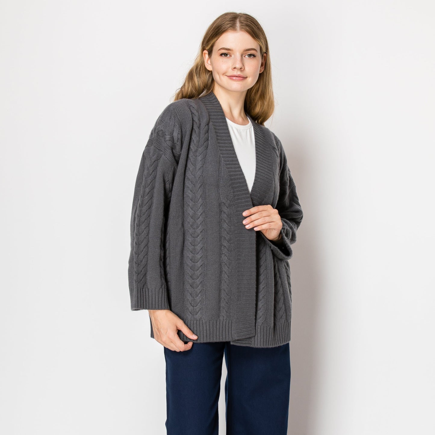 soft fall winter cashmere cardigan