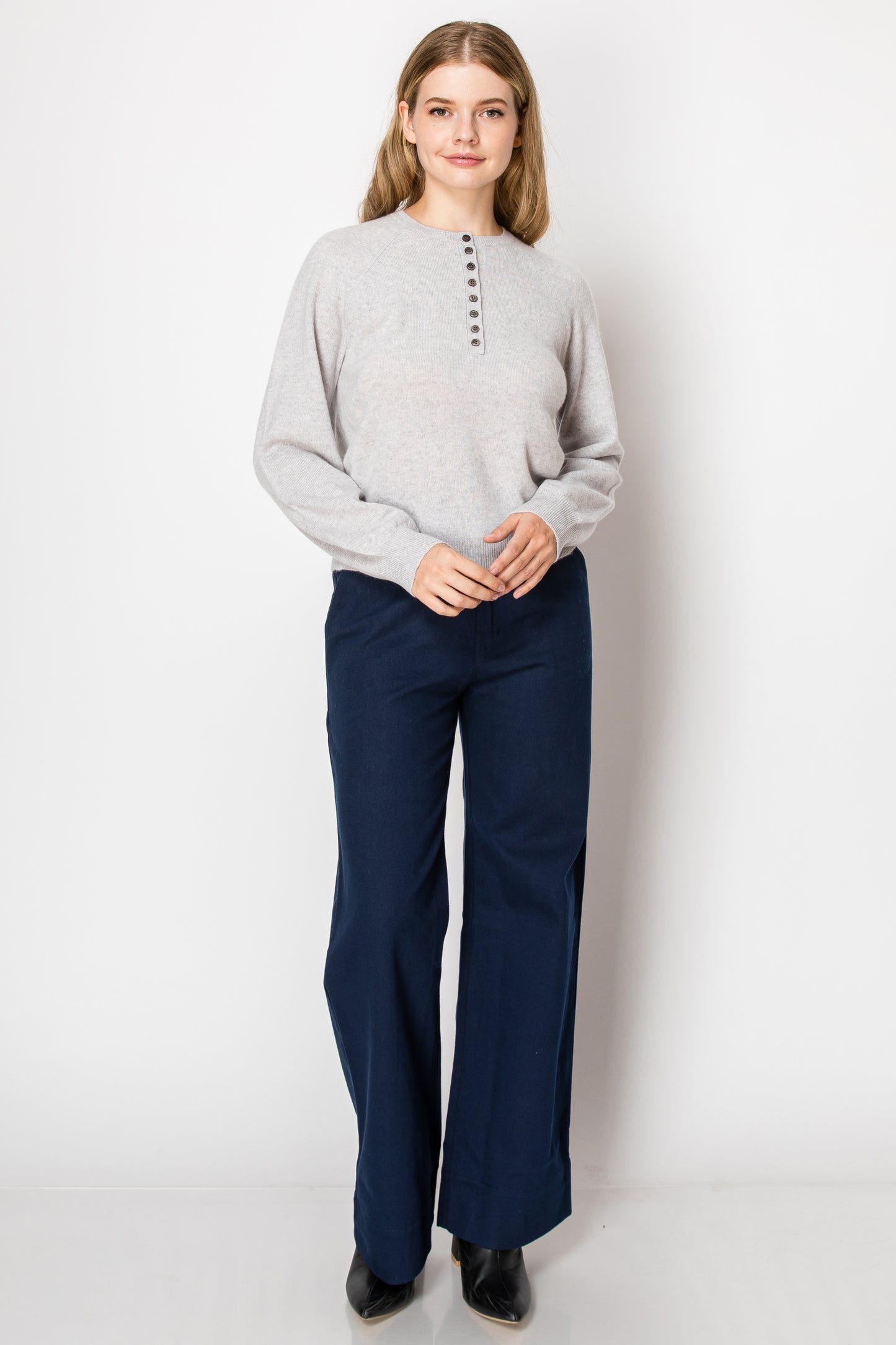 fine cashmere henly sweater