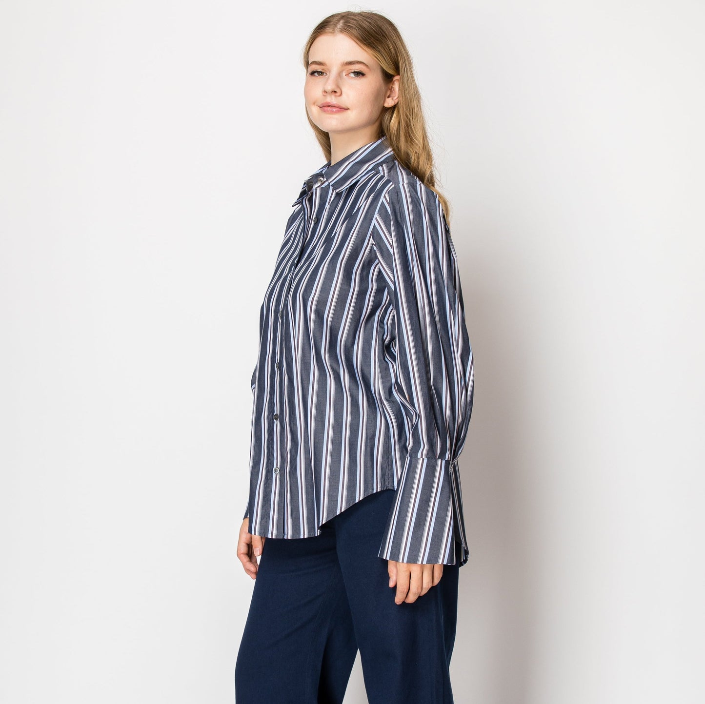 women's high quality stripped shirt