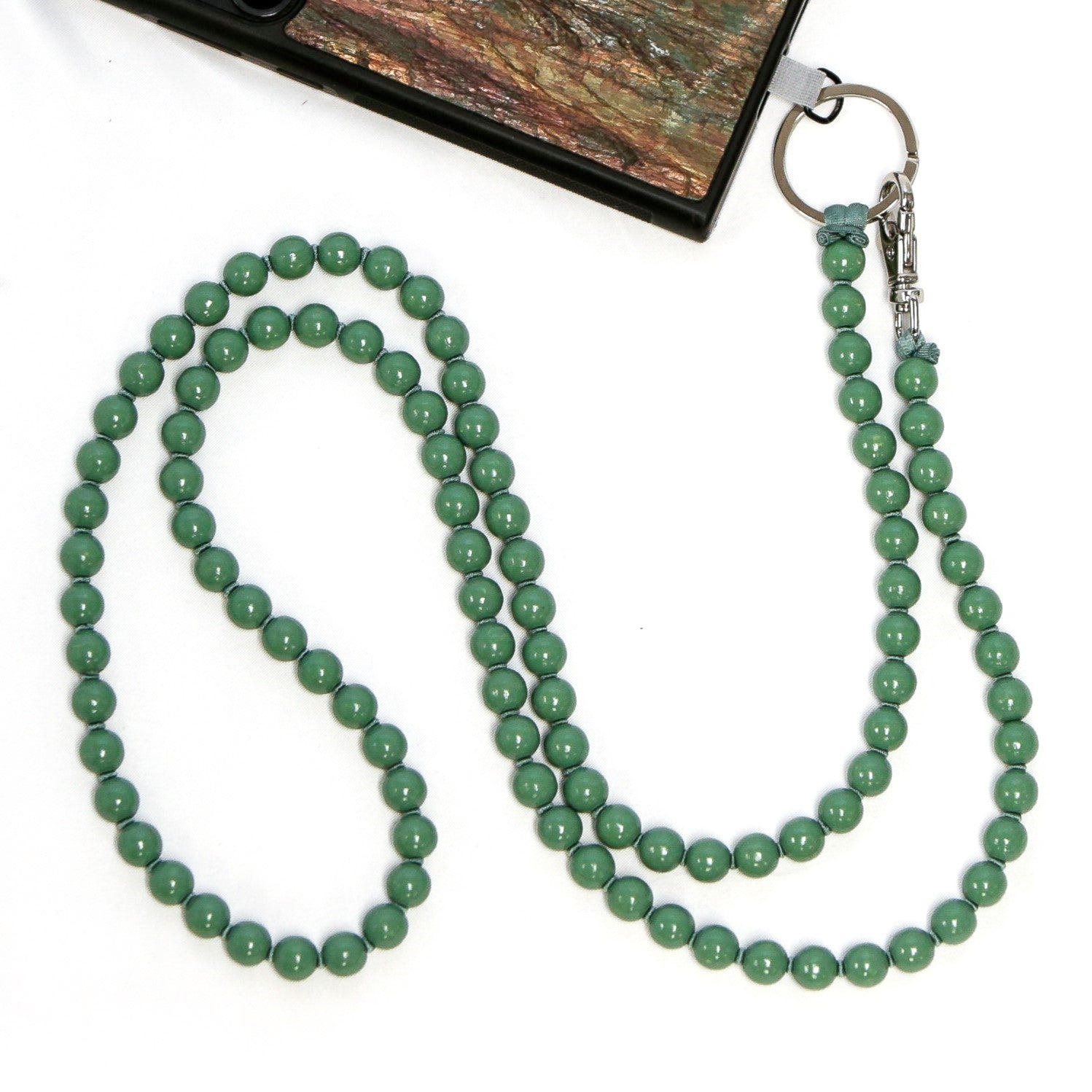 phone accessory wood bead chain