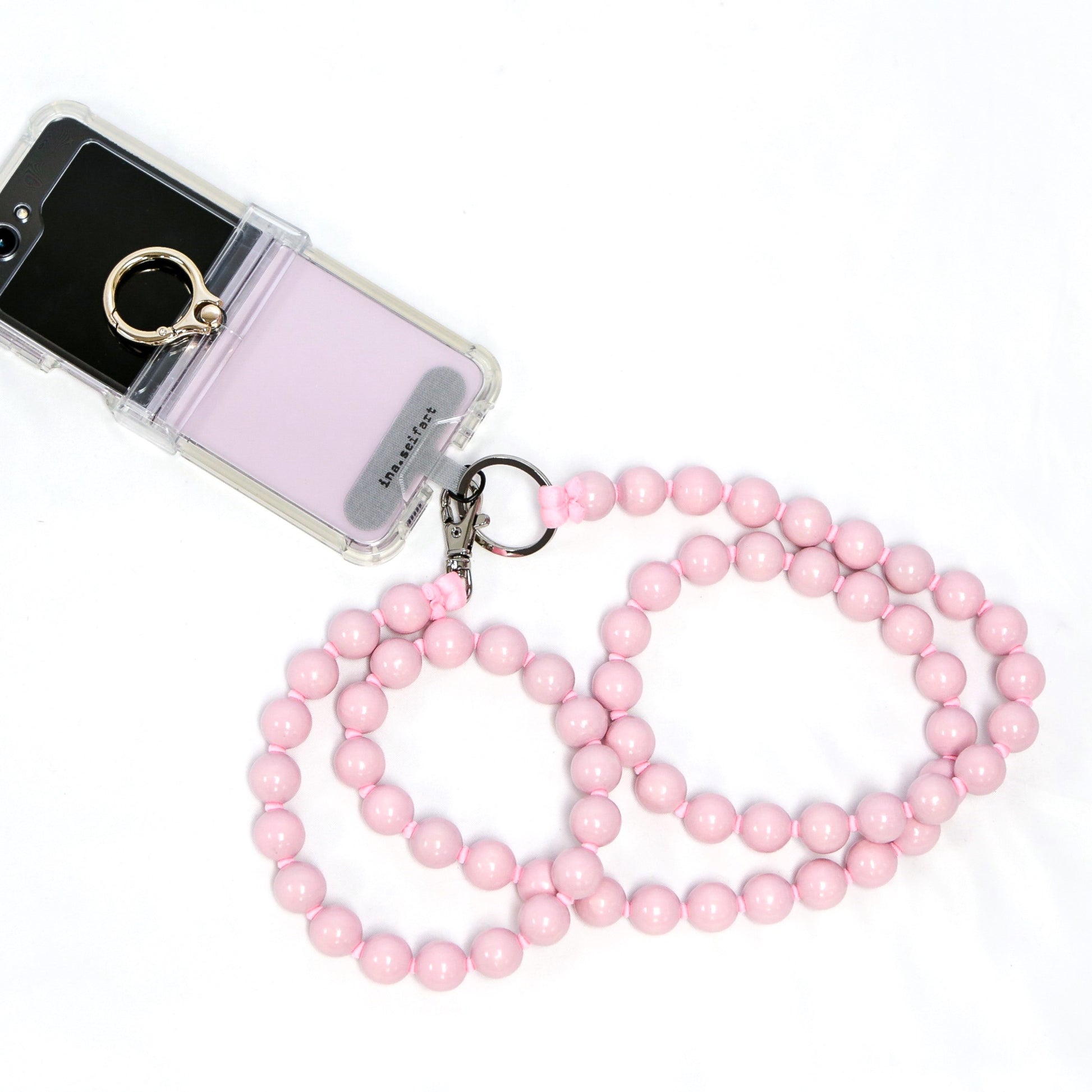 ina seifart wood bead non toxic phone chain accessory 