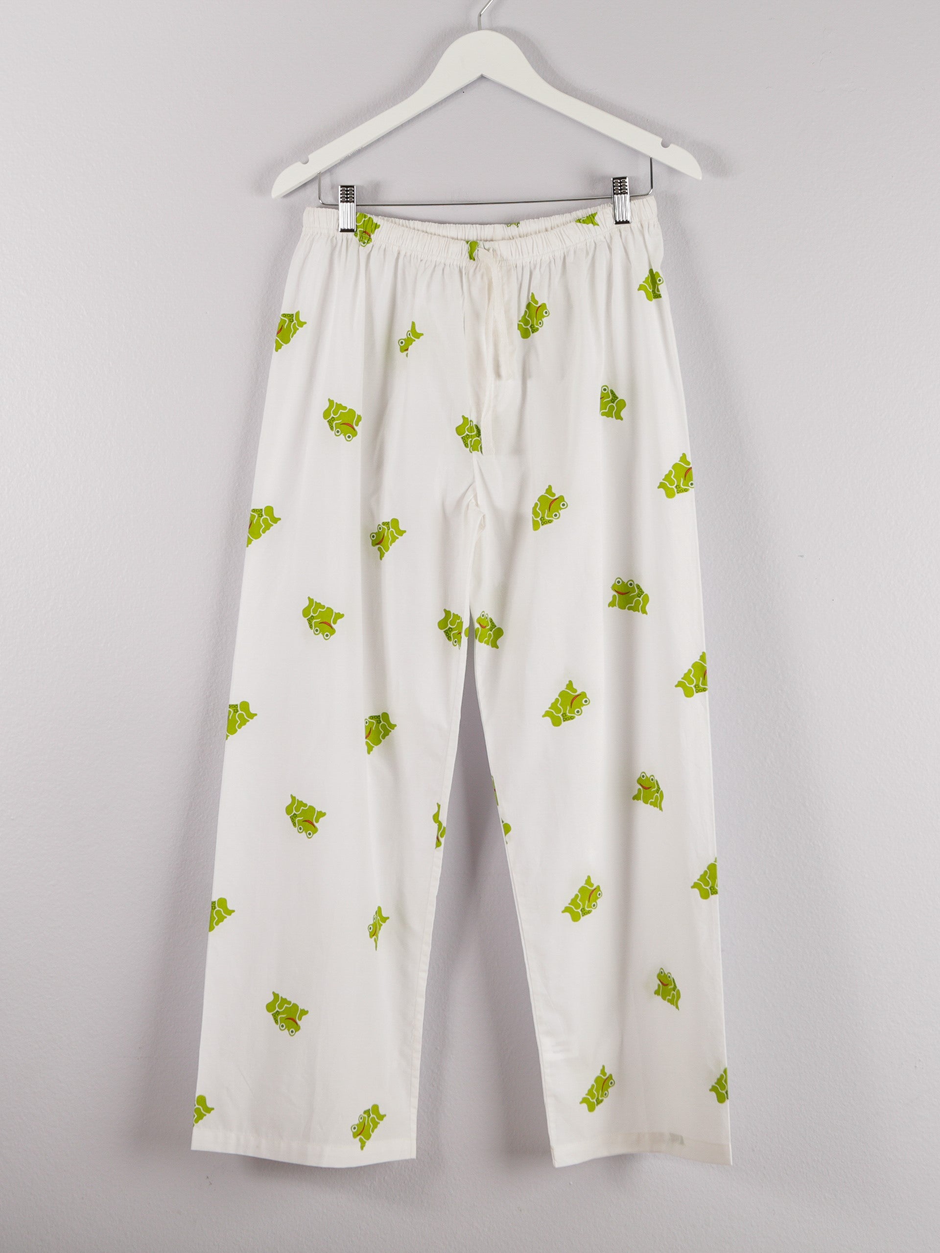 matching allover frog print pajama pants 