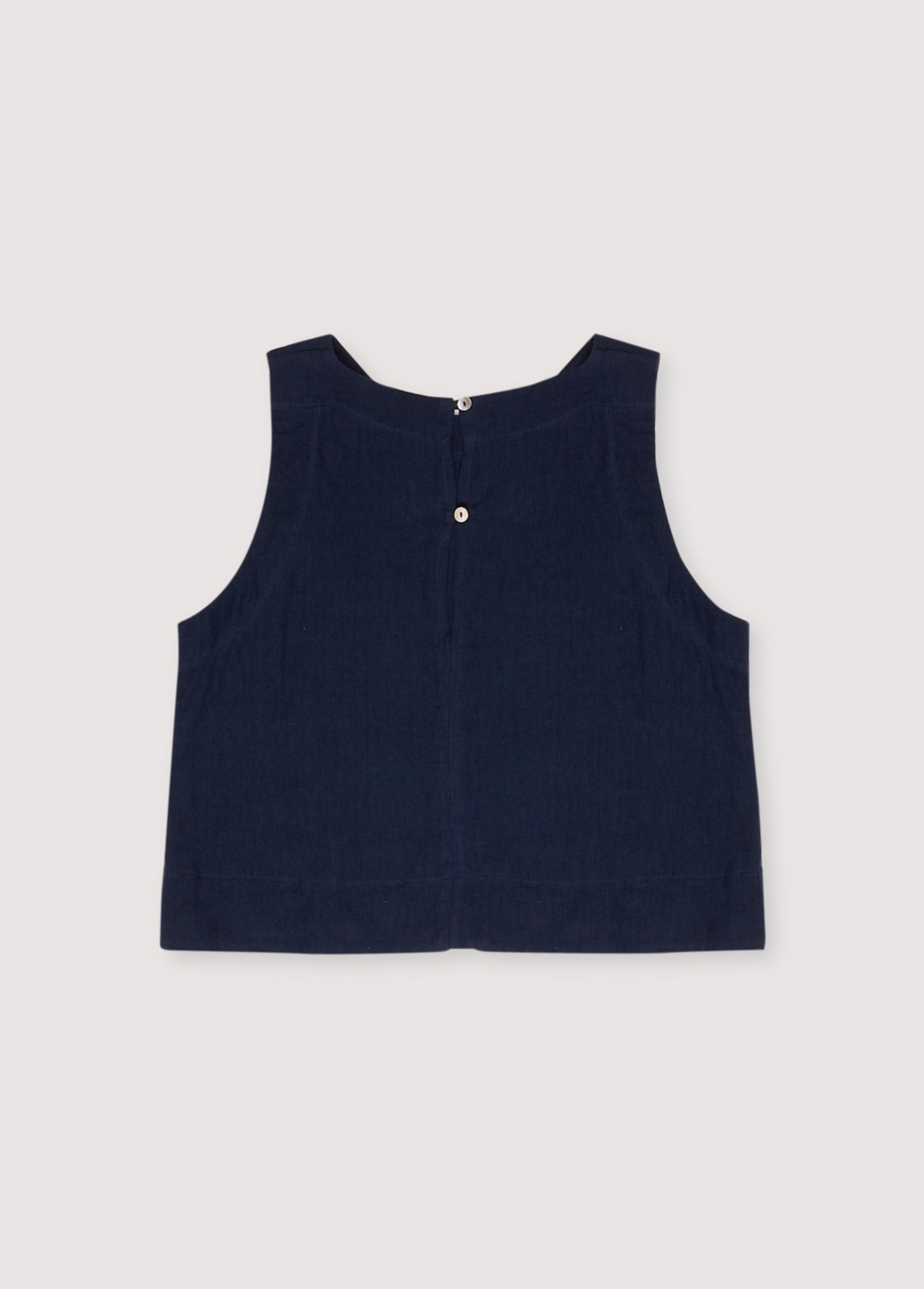 women's flowy loose top in navy