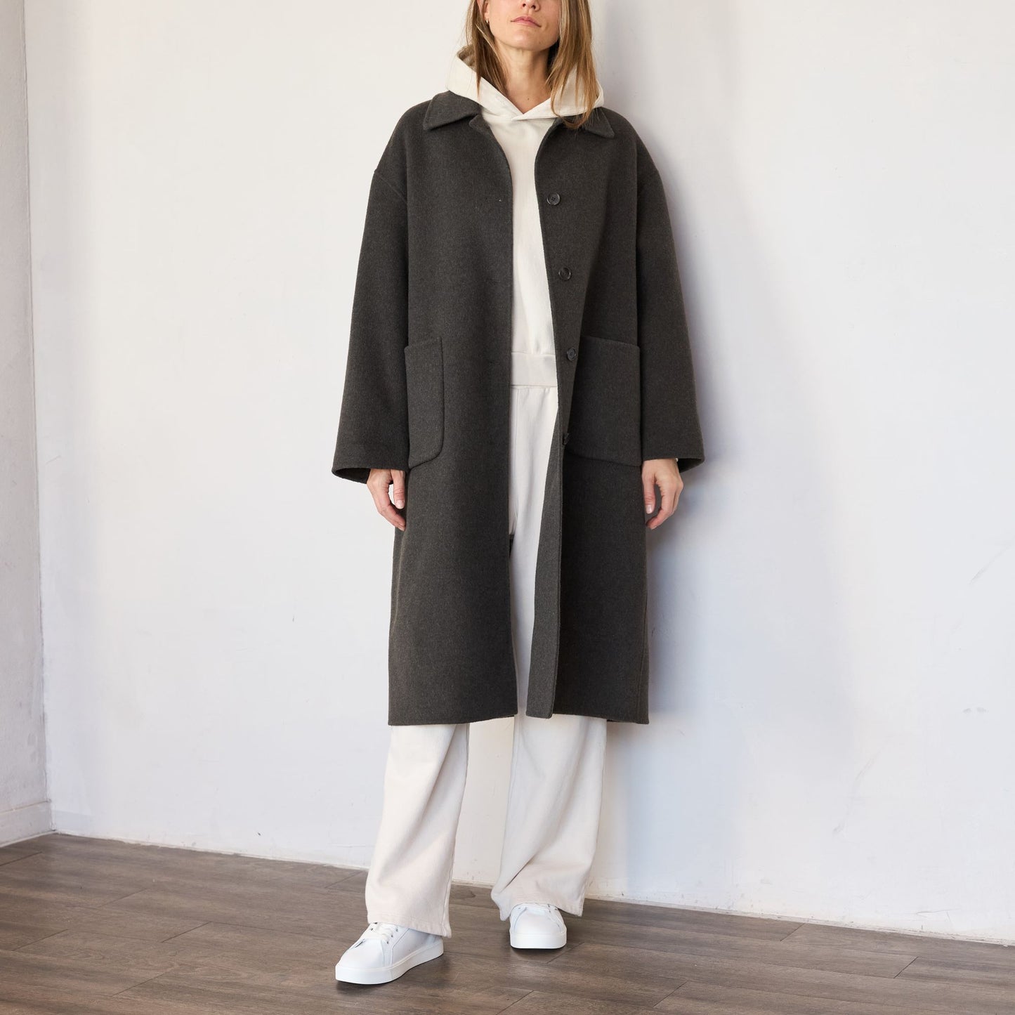 wool maxi coat