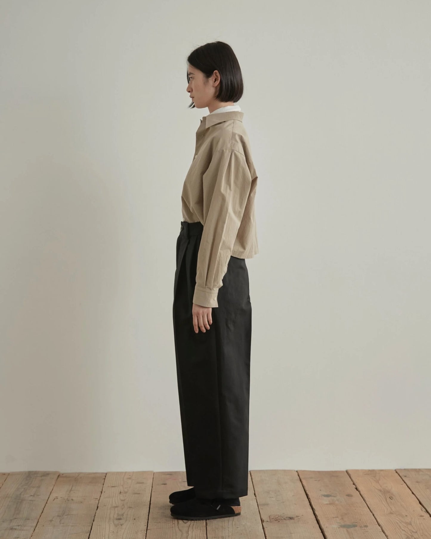 cotton trousers minimal fashion