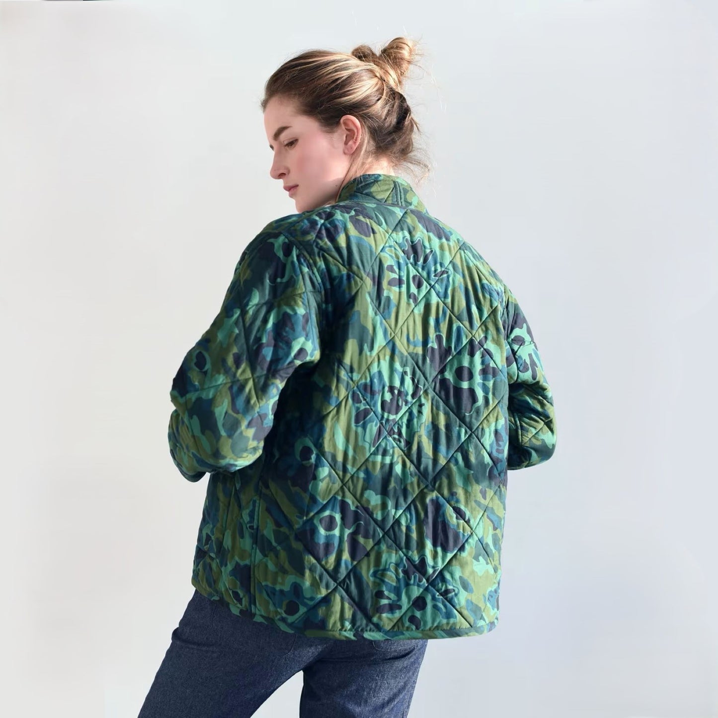 green floral jacket m. patmos