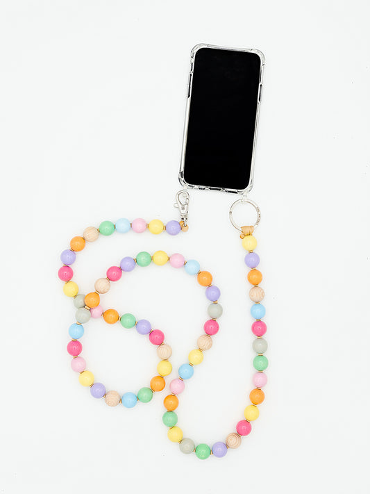 ina seifart phone chain accessory in pastel  multi color mix
 